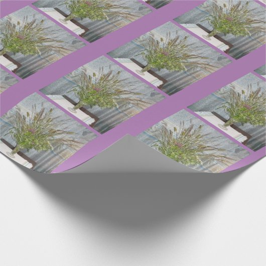 NH Grass Vase Wrapping Paper Cadeaupapier (Hoek)