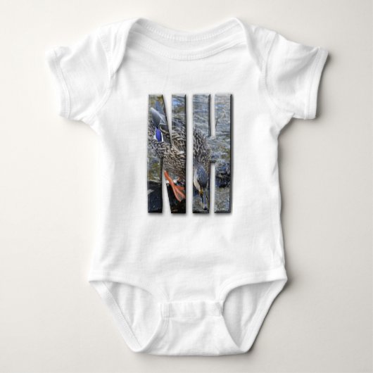 NH NEW HAMPSHIRE ROMPER (Voorkant)