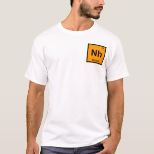 Nh - Nob Hill San Francisco Chemisch Symbool T-shirt