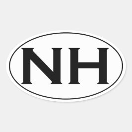 NH Oval Logo Ovale Sticker