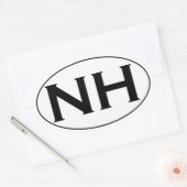 NH Oval Logo Ovale Sticker (Envelop)