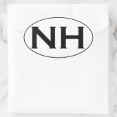 NH Oval Logo Ovale Sticker (Tas)