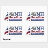 NH Rebellion Rectangle Sticker (Vel)