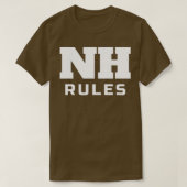 NH Rules New Hampshire Pride T-shirt (Design voorkant)