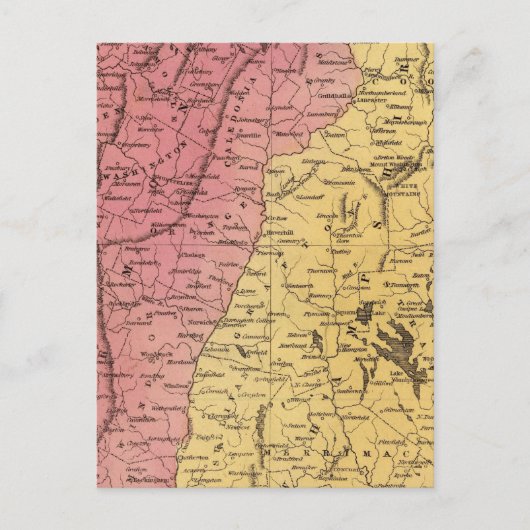 NH, Vermont Briefkaart (Voorkant)