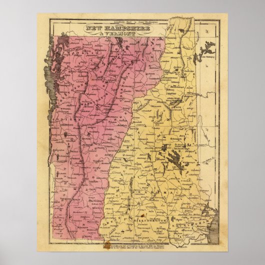 NH, Vermont Poster (Voorkant)