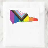 NH Voortgangsvlag Rechthoekige Sticker (Tas)