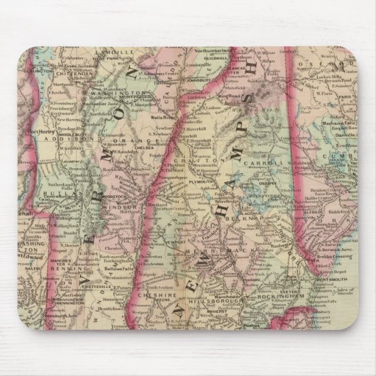 NH, Vt, Massa, RI, Conn Muismat (Voorkant)