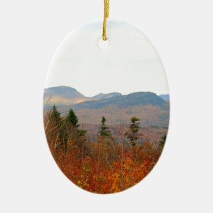 NH White Mountains Keramisch Ornament