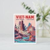 Nha Trang Cam Ranh Kust Briefkaart (Staand voorkant)