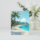 Nha Trang Vietnam Beach Reizen Briefkaart (Staand voorkant)