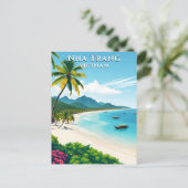 Nha Trang Vietnam Beach Reizen Briefkaart (Staand voorkant)