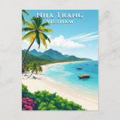 Nha Trang Vietnam Beach Reizen Briefkaart (Voorkant)