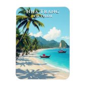 Nha Trang Vietnam Beach Reizen Magneet (Verticaal)