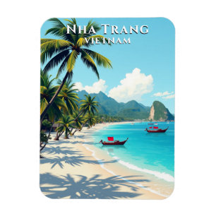 Nha Trang Vietnam Beach Reizen Magneet