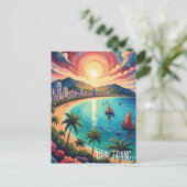 Nha Trang Vietnam Reizen Briefkaart (Staand voorkant)