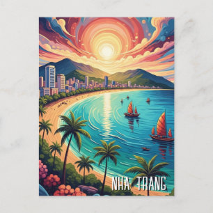 Nha Trang Vietnam Reizen Briefkaart