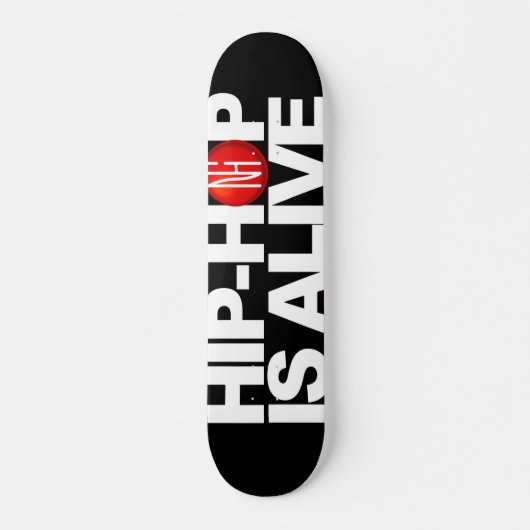[NHI] Deck: HIP-HOP IS LEVEND Persoonlijk Skateboard (Voorkant)