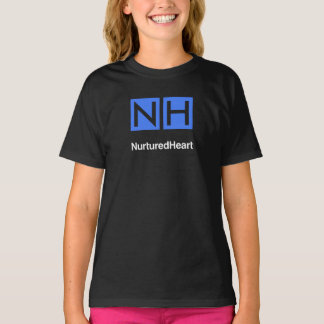 NHI Kinder Zwart Tshirt met logo