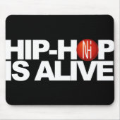 [NHI] Mousepad: HIP-HOP IS LEVEND Muismat (Voorkant)