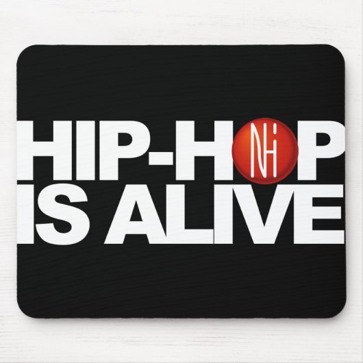 [NHI] Mousepad: HIP-HOP IS LEVEND Muismat (Voorkant)