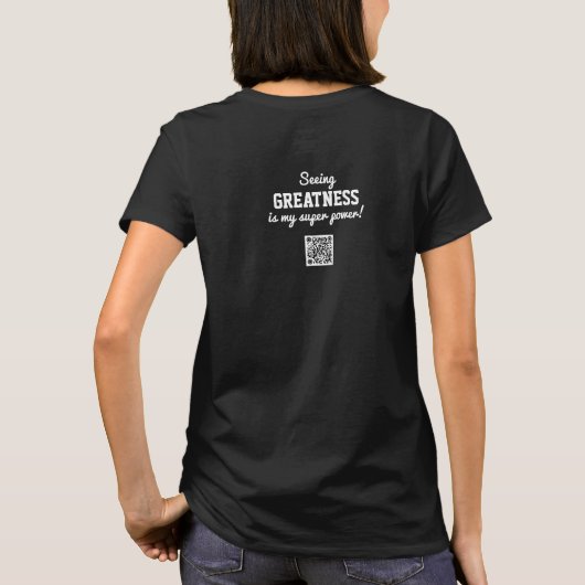 NHI Vrouwen Zien Grootheid T-shirt (Achterkant)