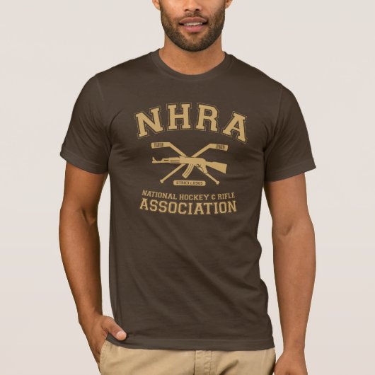 NHRA - National Hockey and Rifle Assoc. T-shirt (Voorkant)