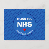 NHS Dank U Zorghelden AANPASBAAR Briefkaart (Voorkant)
