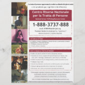 NHTRC Hotline Flyer (Voorkant)