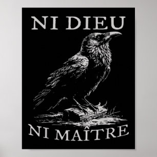 Ni Dieu Ni Maître Anti-autoritair Geen Koning  Poster