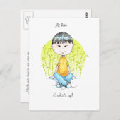 Ni hao en wat is het briefkaart? briefkaart (Voorkant / Achterkant)