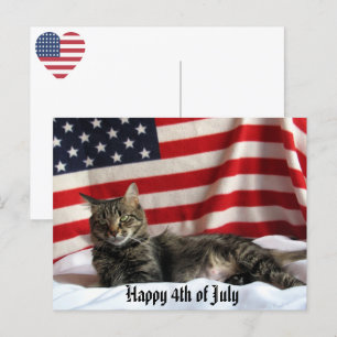 Nia De Kat's Gelukkige Onafhankelijkheidsdag Ameri Briefkaart