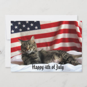 Nia The Cat's Happy Independence Day Amerika Kaart