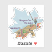 Niagara aan het Ontariomeer Sticker (Vel)