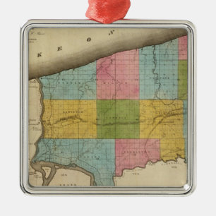 Niagara County Metalen Ornament