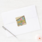 Niagara County Vierkante Sticker (Envelop)