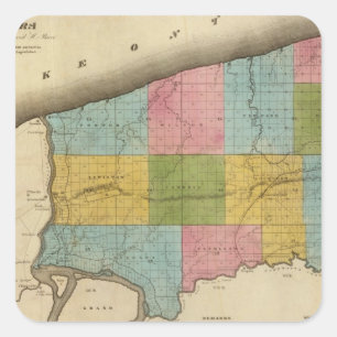 Niagara County Vierkante Sticker