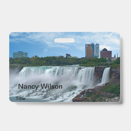 Niagara Falls aan de Canadese kant Badge (Voorzijde)