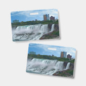 Niagara Falls aan de Canadese kant Badge (Voor- en achterkant)