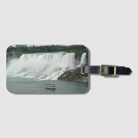 Niagara Falls aan de Canadese kant Bagagelabel (Voorkant (horizontaal))