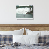 Niagara Falls aan de Canadese kant Canvas Afdruk (Insitu (Slaapkamer))