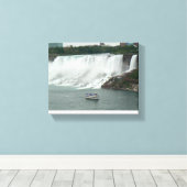 Niagara Falls aan de Canadese kant Canvas Afdruk (Insitu (Houten vloer))