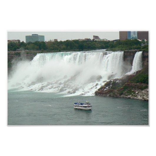 Niagara Falls aan de Canadese kant Foto Afdruk (Voorkant)