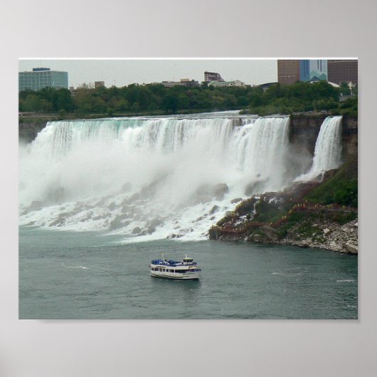 Niagara Falls aan de Canadese kant Poster (Voorkant)