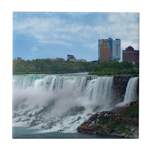Niagara Falls aan de Canadese kant Tegeltje (Voorkant)