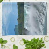 Niagara Falls aan de Canadese kant  Theedoek (Gevouwen)