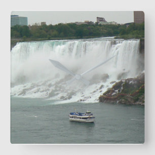Niagara Falls aan de Canadese kant Vierkante Klok