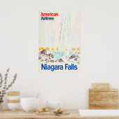 Niagara Falls - Amerikaanse Reisposter Poster (Keuken)