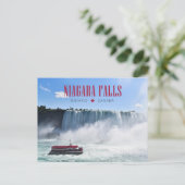 Niagara Falls Ansichtkaart Feestdagenkaart (Staand voorkant)