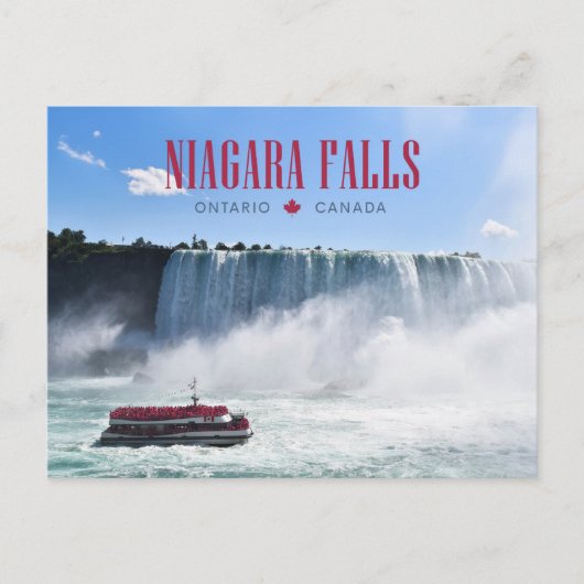 Niagara Falls Ansichtkaart Feestdagenkaart (Voorkant)